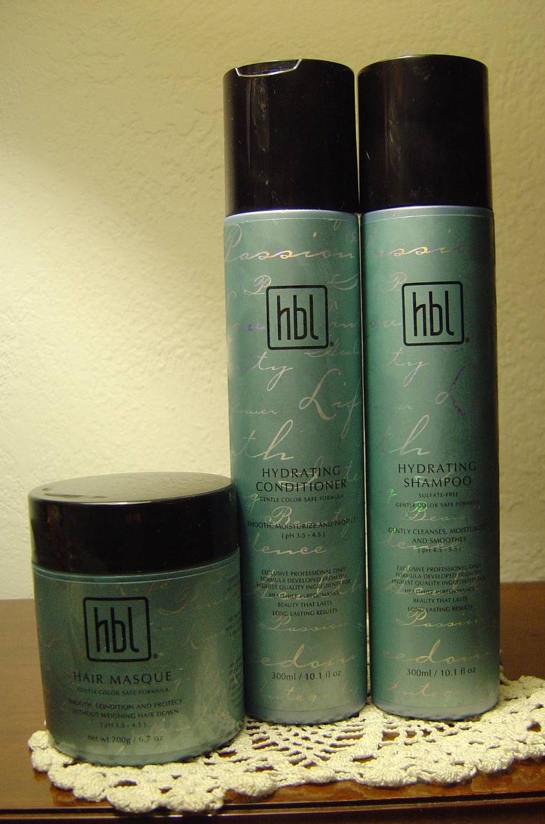 HBL Hair Care Hydrating Shampoo, Conditioner and Hair Masque Review