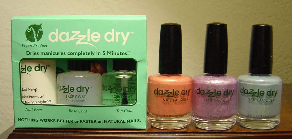 Dazzle Dry Nail Polish Kit and Color Nail Polish Review