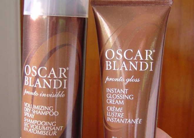 Oscar Blandi Pronto Invisible Volumizing Dry Shampoo & Pronto Instant Glossing Cream Review