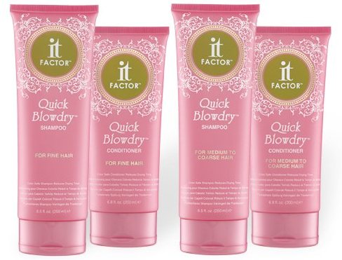 It Factor Beauty’s Line of Quick Blowdry Shampoos and Conditioners  Review
